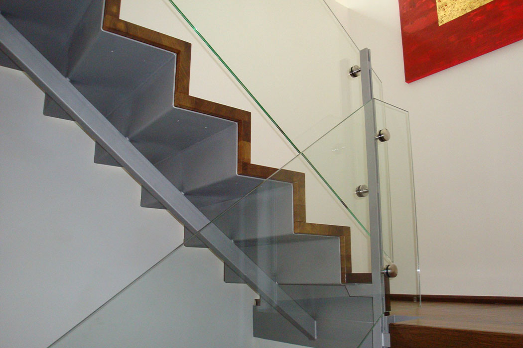 Treppengeländer aus Glas