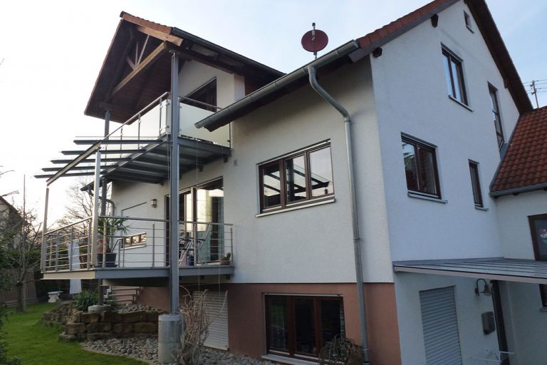 Anbaubalkon an Eigenheim
