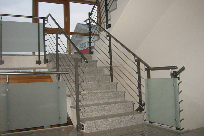 Treppengeländer im Hausflur