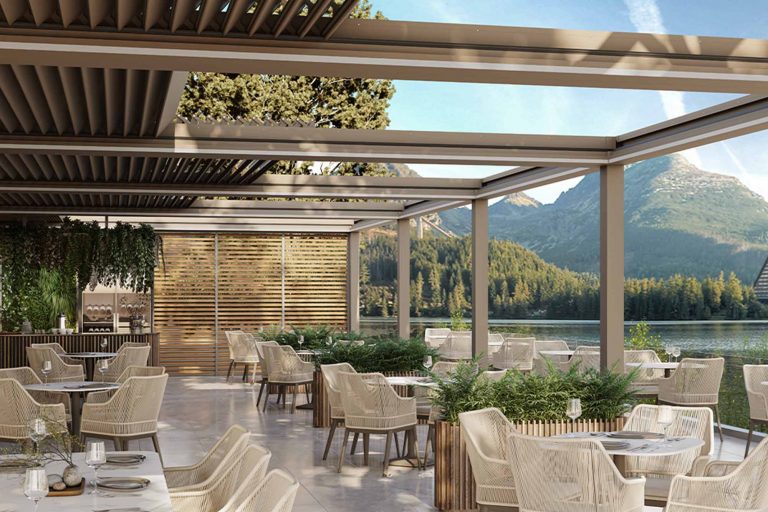 verstellbares Lamellendach